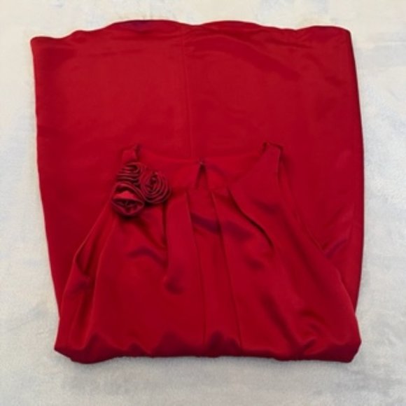 Dessy Collection Women's Dress Size 8 Color New Garnet - Picture 3 of 14